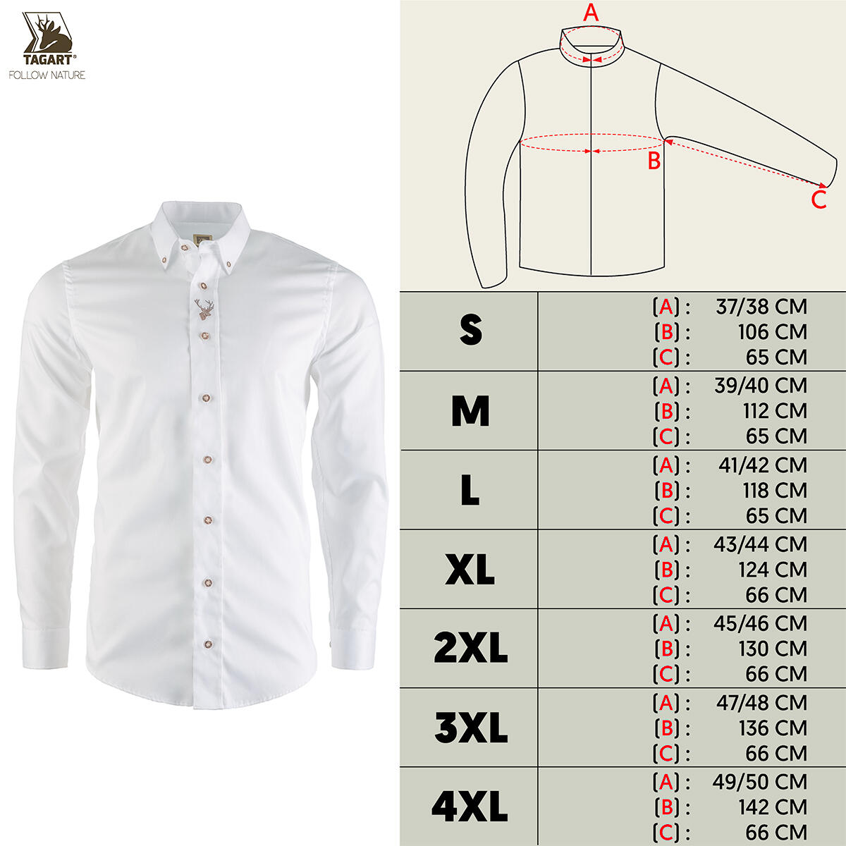 Chemise de chasse pour hommes Tagart Rut coton de haute qualité 2/4