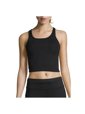 Ontdek de dames casall crop rib racerback