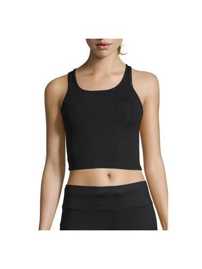 Casall Crop Rib Racerback Damen-Trainings-Tanktop