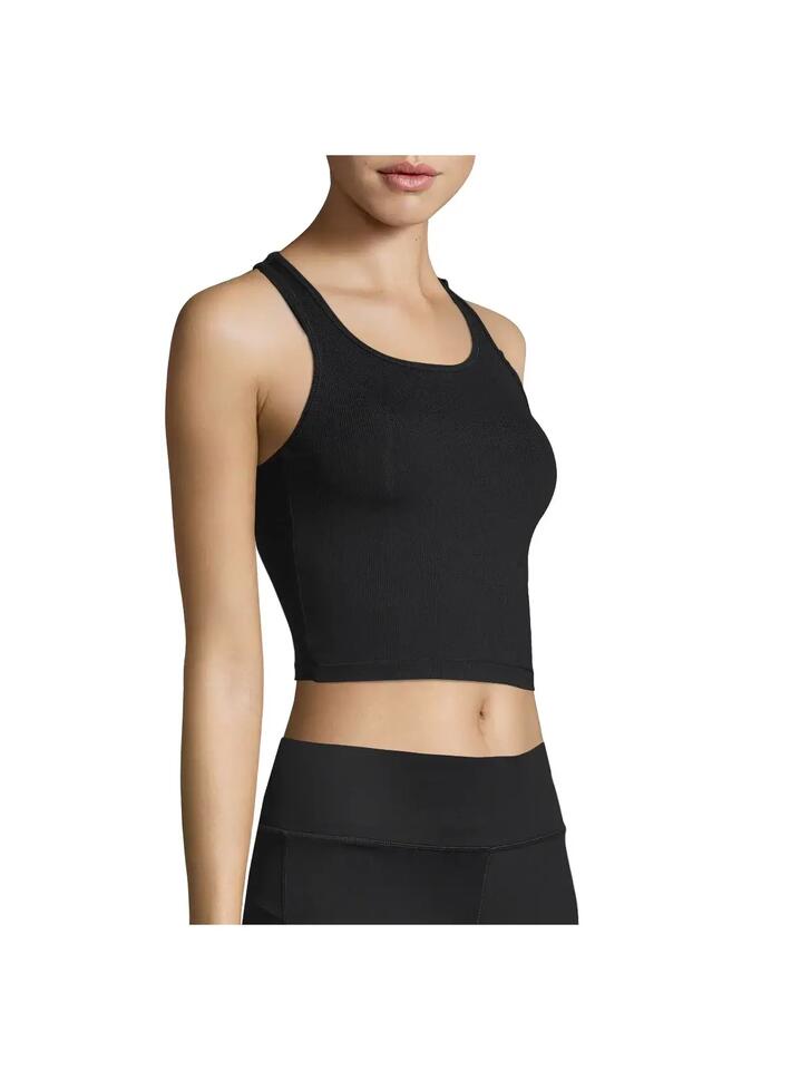 Koszulka Damska Casall Crop Rib Racerback Oddychająca Elastyczna