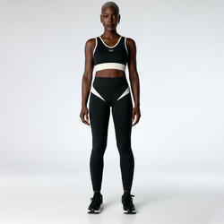 Ensemble de sport Top+Legging Torque Line pour femmes Black Limba
