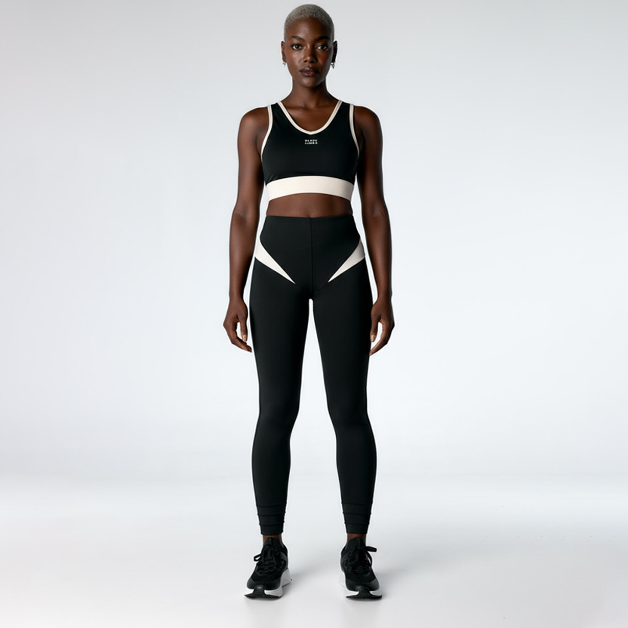 Black Limba - Ensemble De Sport Top+legging Torque Line  Pour Femmes Black Limba - Survêtement - Noir - Decathlon