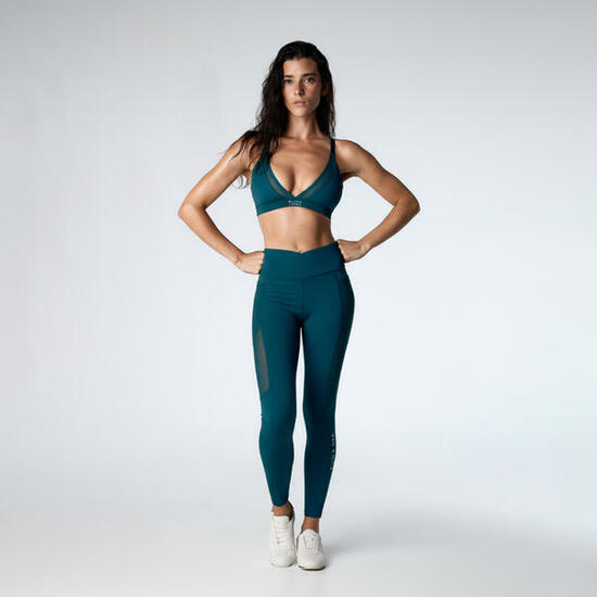 Ensemble de sport Top+Legging Nadia & Gilda pour femmes Black Limba