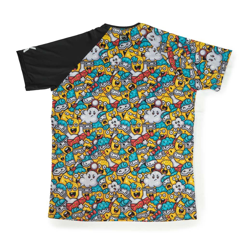 Maglietta running EMOJIS – Bambina/o – divertente – 6-12 anni 2/3
