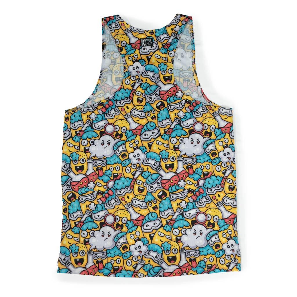 Canotta running EMOJI – Uomo – traspirante – colorata e divertente 2/4