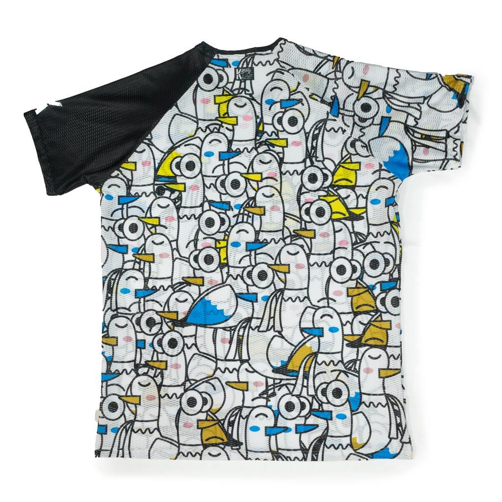 Camiseta corrida GAVIOTA IDIOTA – Homem – malha respirável 2/4