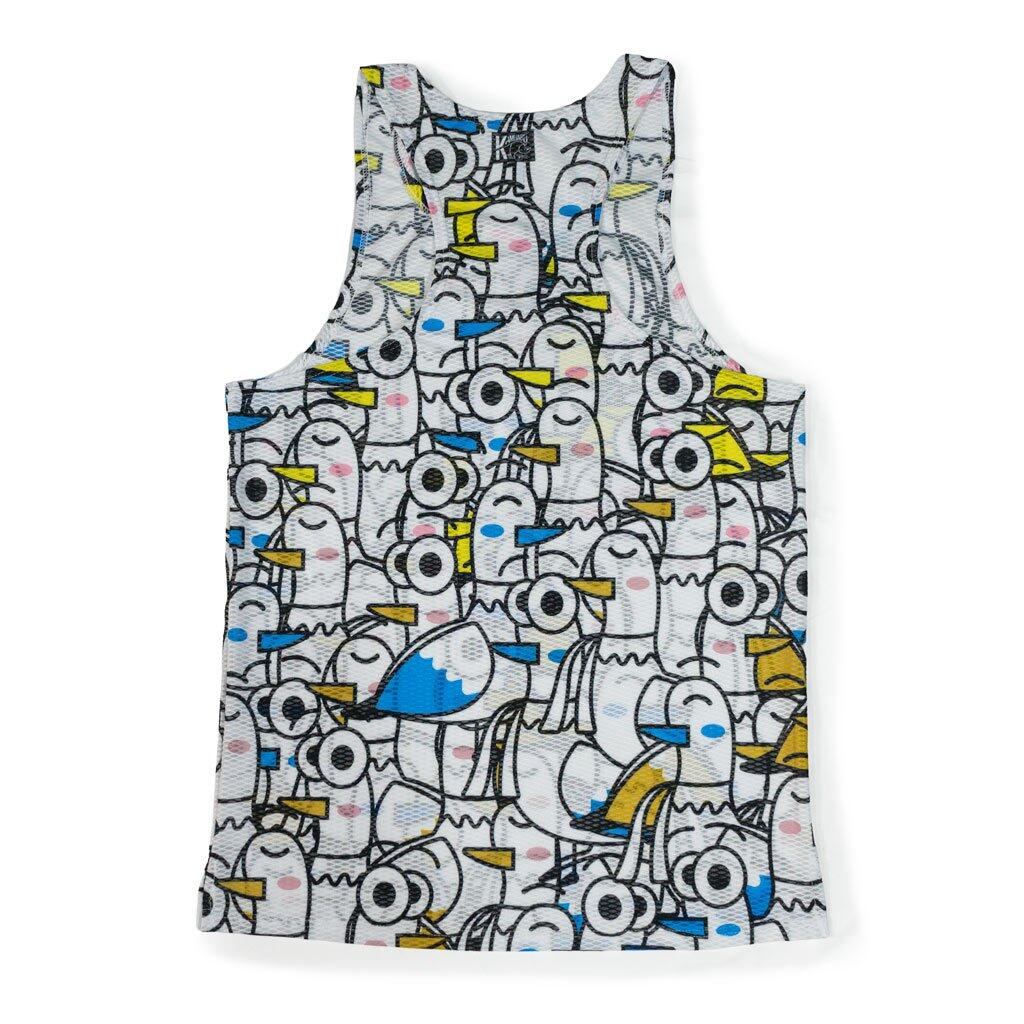 Camiseta tirantes GAVIOTA IDIOTA – Hombre – colores alegres y cómodos 2/5