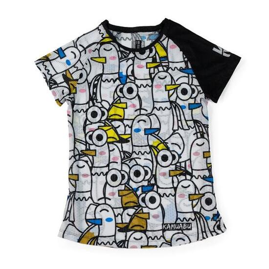 Maglietta running GAVIOTA IDIOTA – Donna – rete traspirante