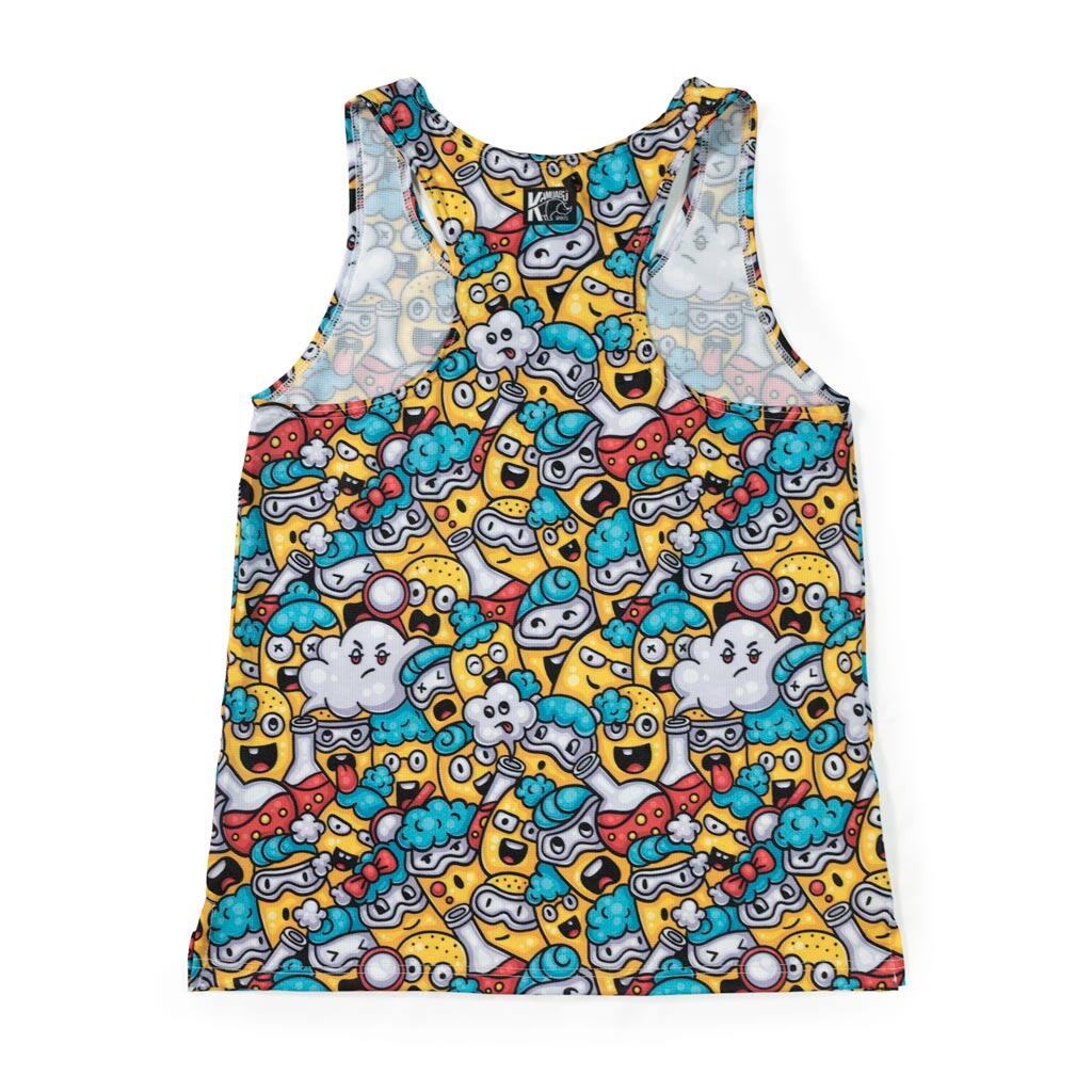 Canotta running EMOJI – Donna – traspirante – colorata e divertente 2/3