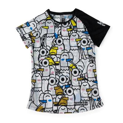 Maglietta running GAVIOTA IDIOTA – Donna – rete traspirante