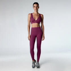 Ensemble de sport Top+Legging Curve Line pour femmes Black Limba