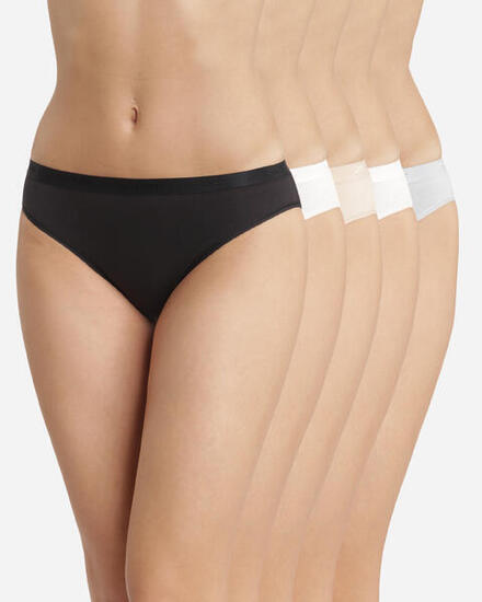 Lot de 5 Slips Coton Femme Les Pockets
