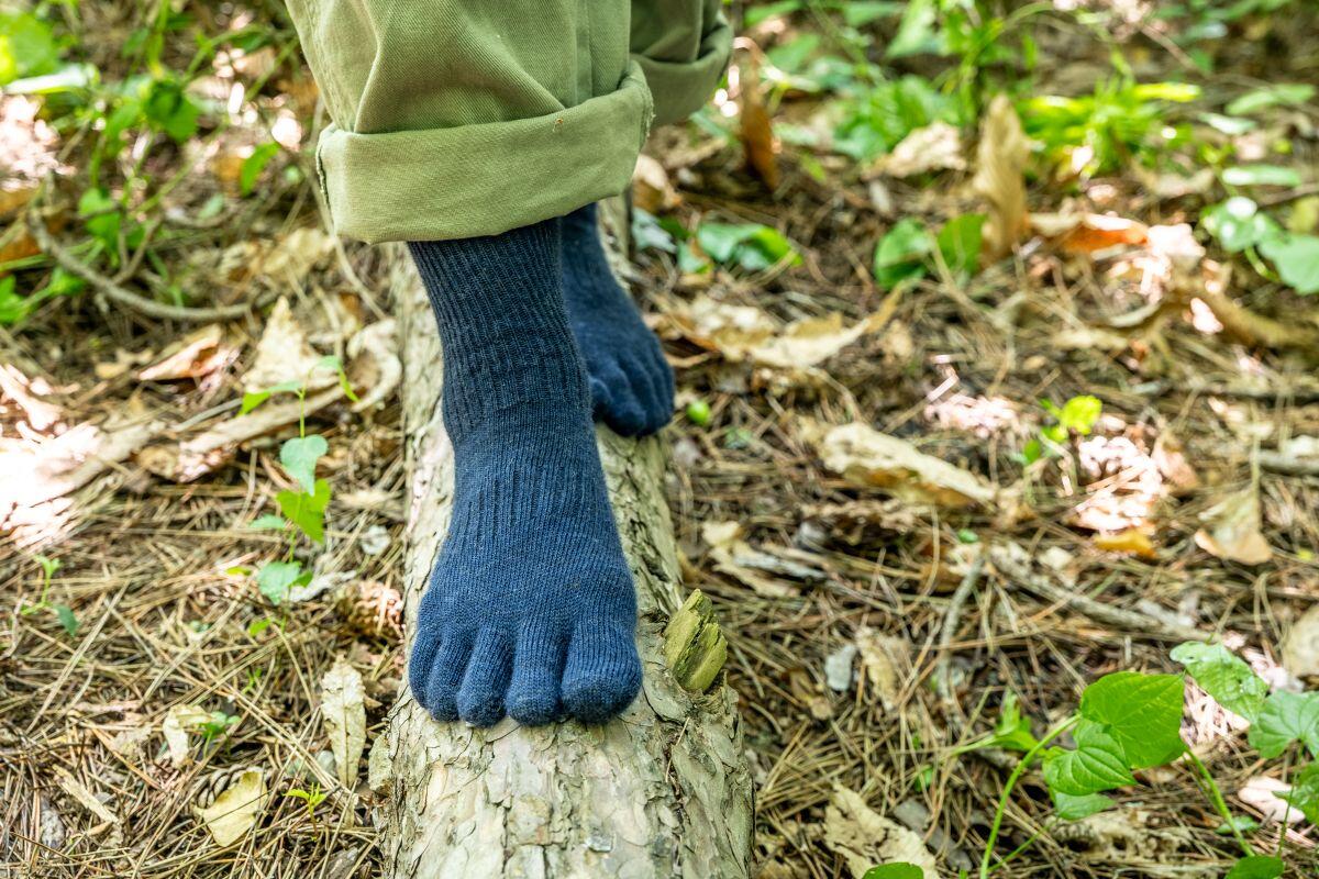 Calcetines de dedo 56% lana merino - Anti-ampollas - Senderismo - Bruges 5/5