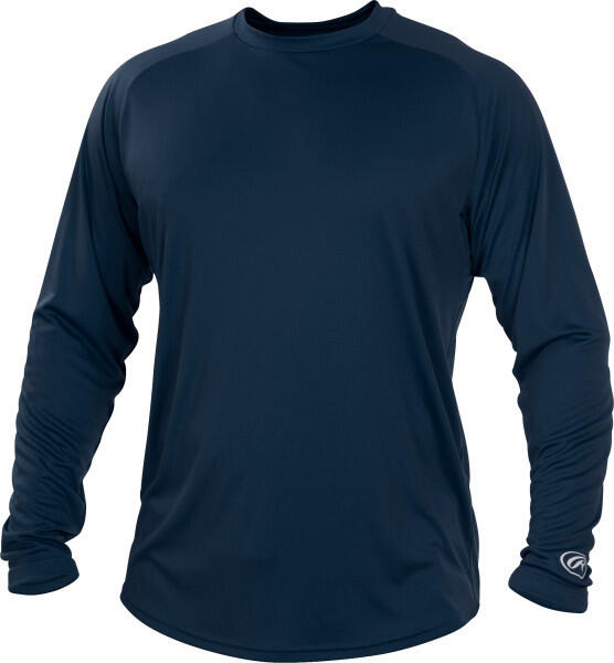 RAWLINGS Rawlings LSRT Crew Neck Long Sleeve XL Navy