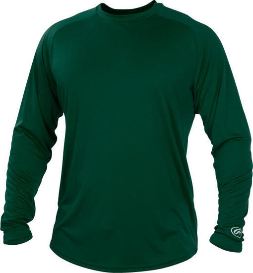 Rawlings LSRT Crew Neck Manica Lunga XL Verde Scuro
