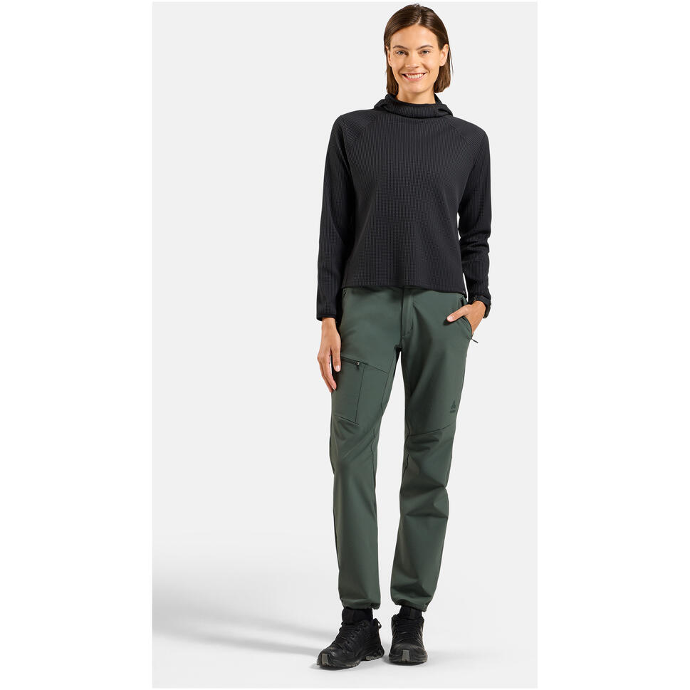 Bluza z kapturem Odlo Mid layer hoody CUBIC
