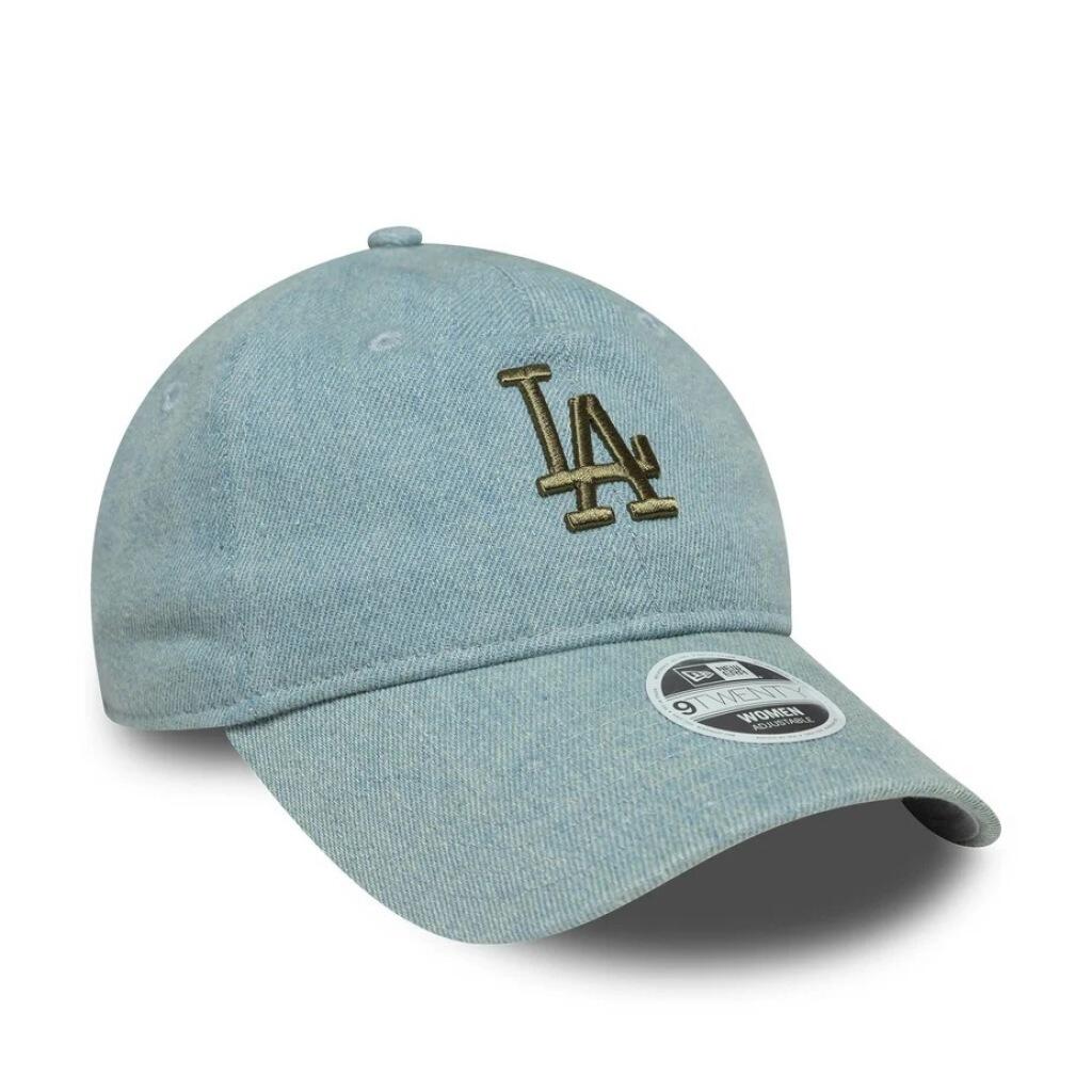 čepice New Era Model La Dodgers Womens Mlb Denim Pastel Blue 9twenty Adjustable 3/5