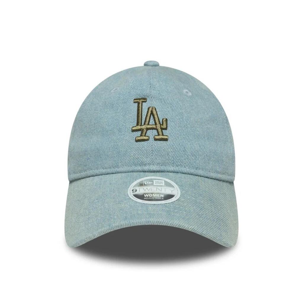 čepice New Era Model La Dodgers Womens Mlb Denim Pastel Blue 9twenty Adjustable 2/5