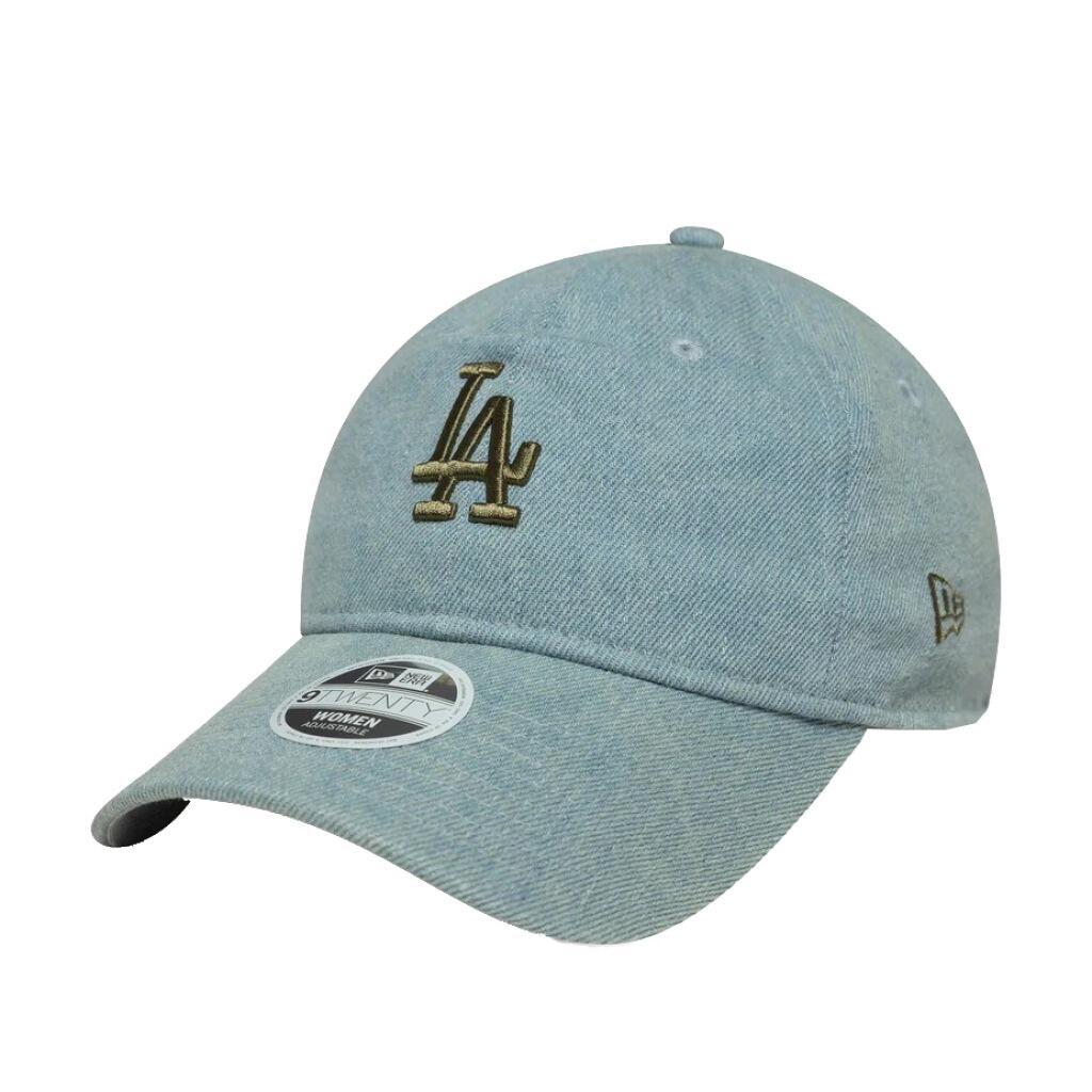 New Era - Bonnet New Era Modèle La Dodgers Womens Mlb Denim Pastel Blue 9twenty Adjustable - Chapka - Bleu - No Size - Decathlon
