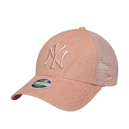 Mütze New Era Modell New York Yankees Womens Fabric Pastel Pink 9forty Trucker A