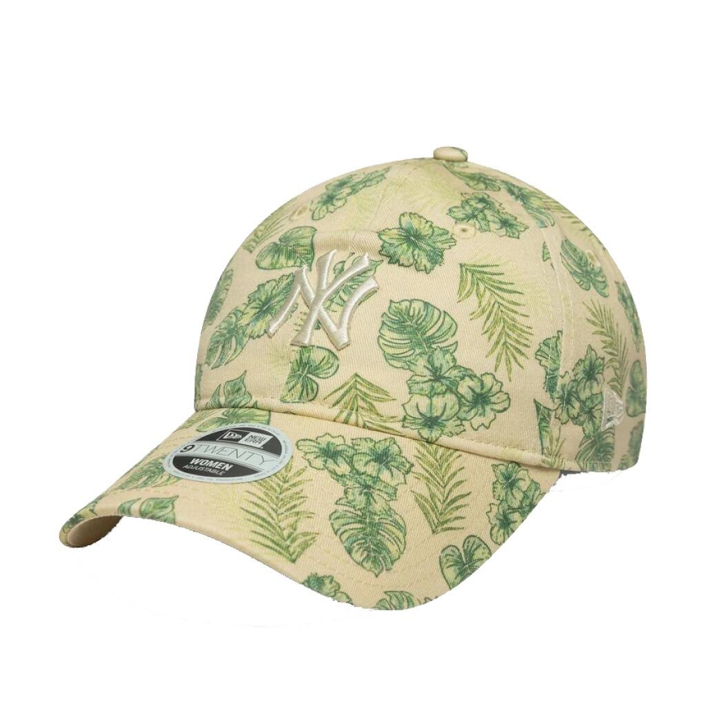 NEW ERA NEW YORK YANKEES WOMENS MLB TROPICAL CREAM 9TWENTY ADJUSTABLE CA