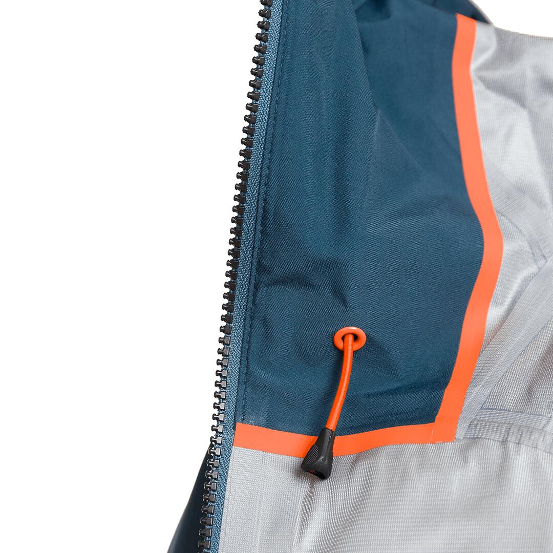 Chaqueta para Hombre Trangoworld Tosos Negro/Azul/Negro Impermeable 5/5