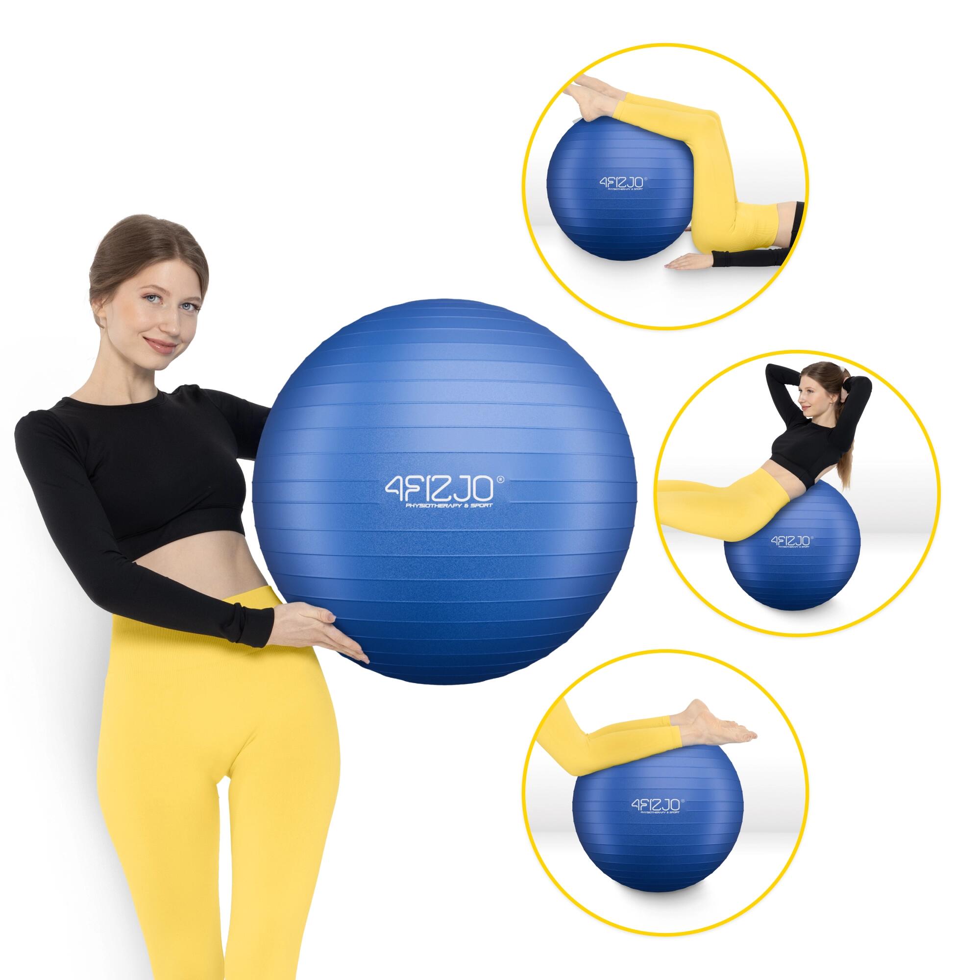 Palla ginnica fitness riabilitativa anti-burst postura 4FIZJO Reh Ball 3/7