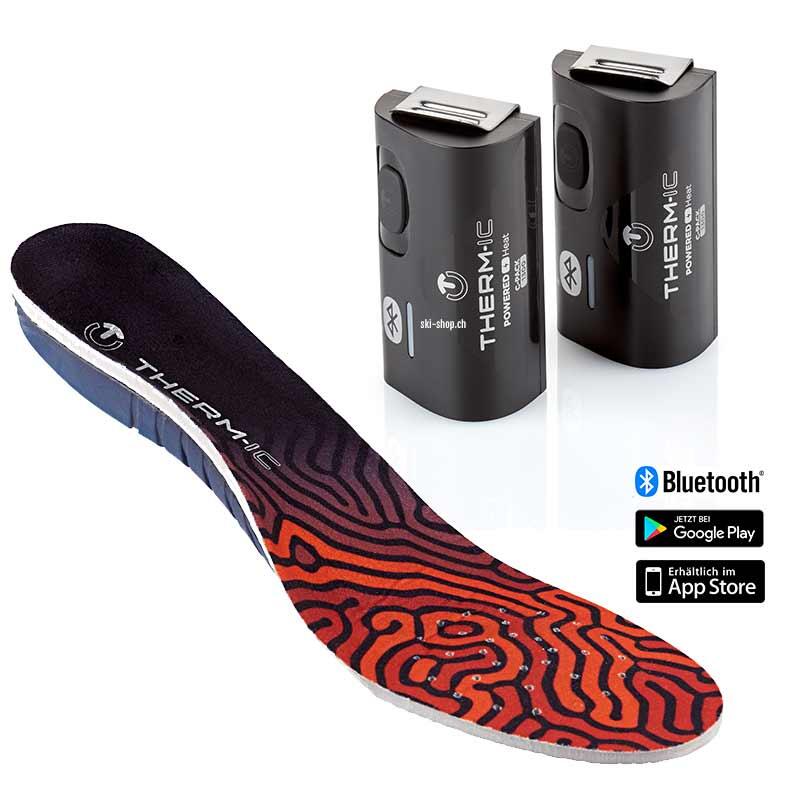 Pack 1 Paar beheizbare Sohlen mit Bluetooth-Akkus - Heat 3D & C-Pack 1300 B 6/7