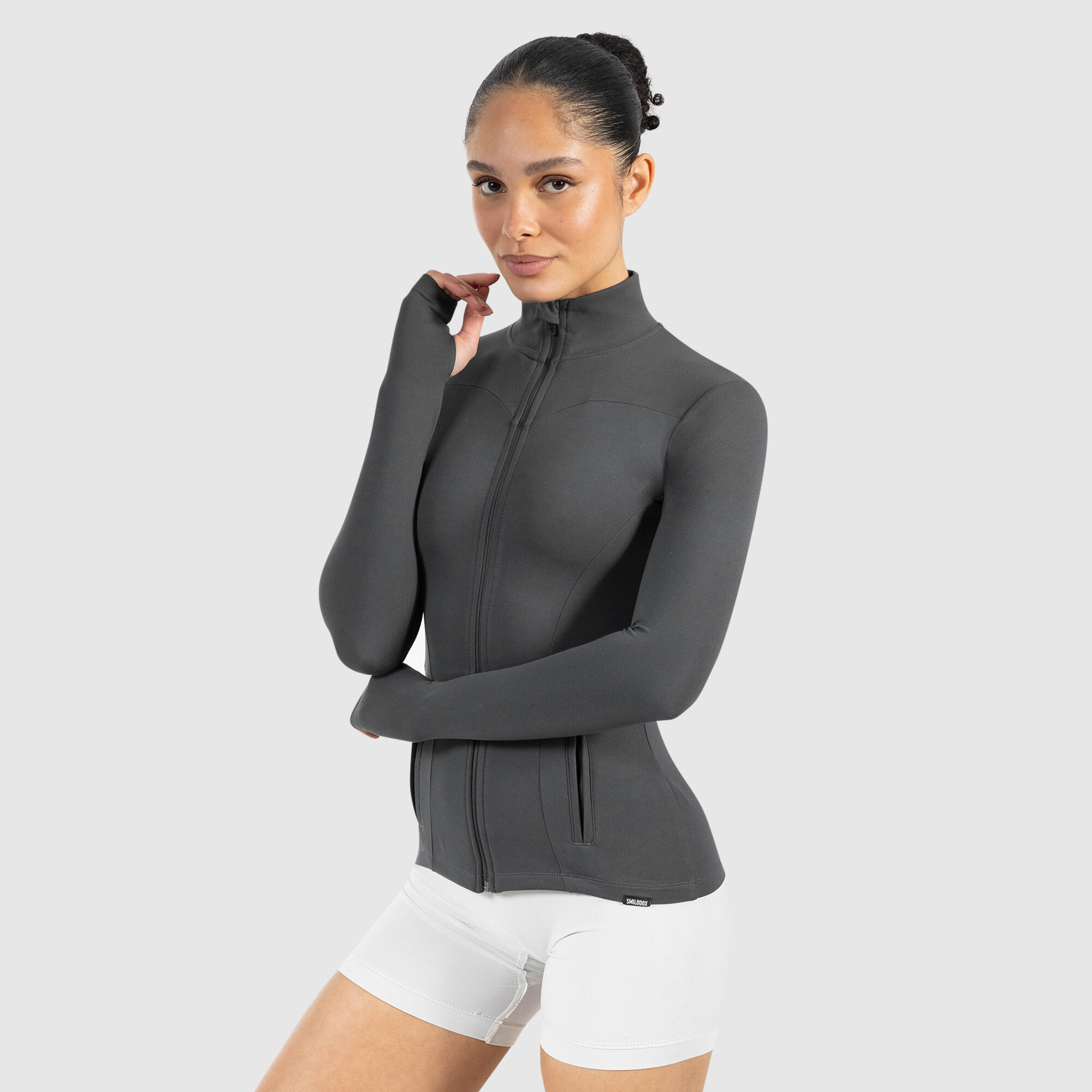 Damen Trainingsjacke Kenna Anthrazit 2/6