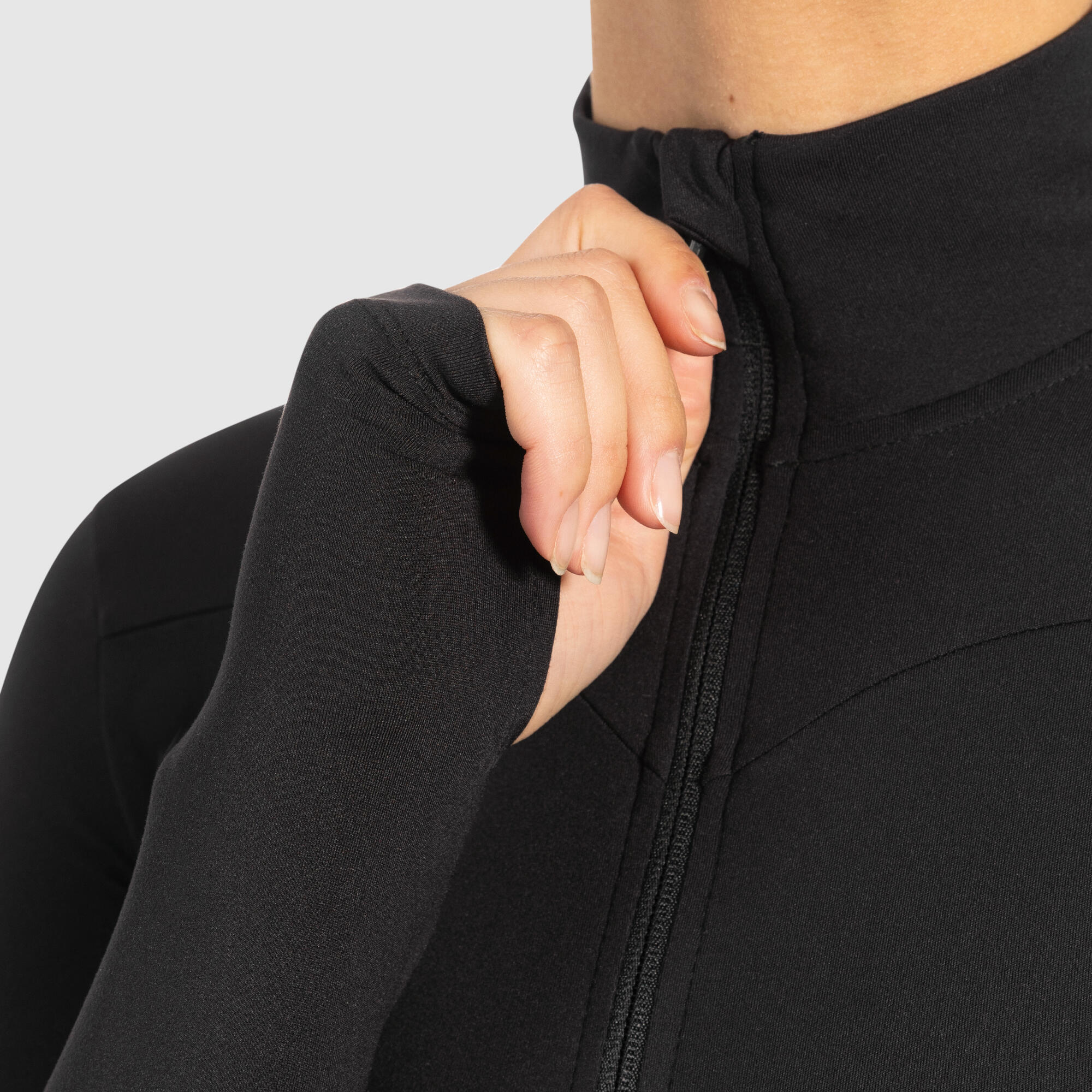 Damen Trainingsjacke Kenna Schwarz 5/6