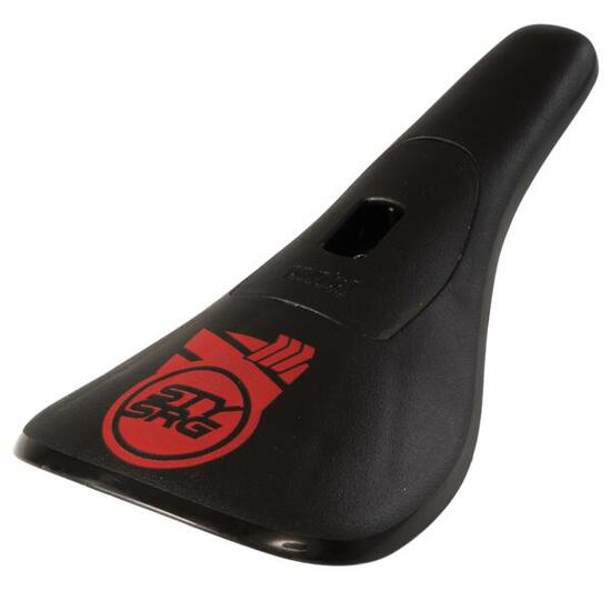 BMX Siodełka Stay Strong Fast Chevron Plastic Siodełko BMX - Czarny/Czerwony