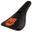 Stay Strong Fast Chevron Plastic Șa BMX - Negru/Portocaliu