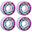 KFD Blast Roți Skateboard Pachet 4 buc - 52mm - Pink