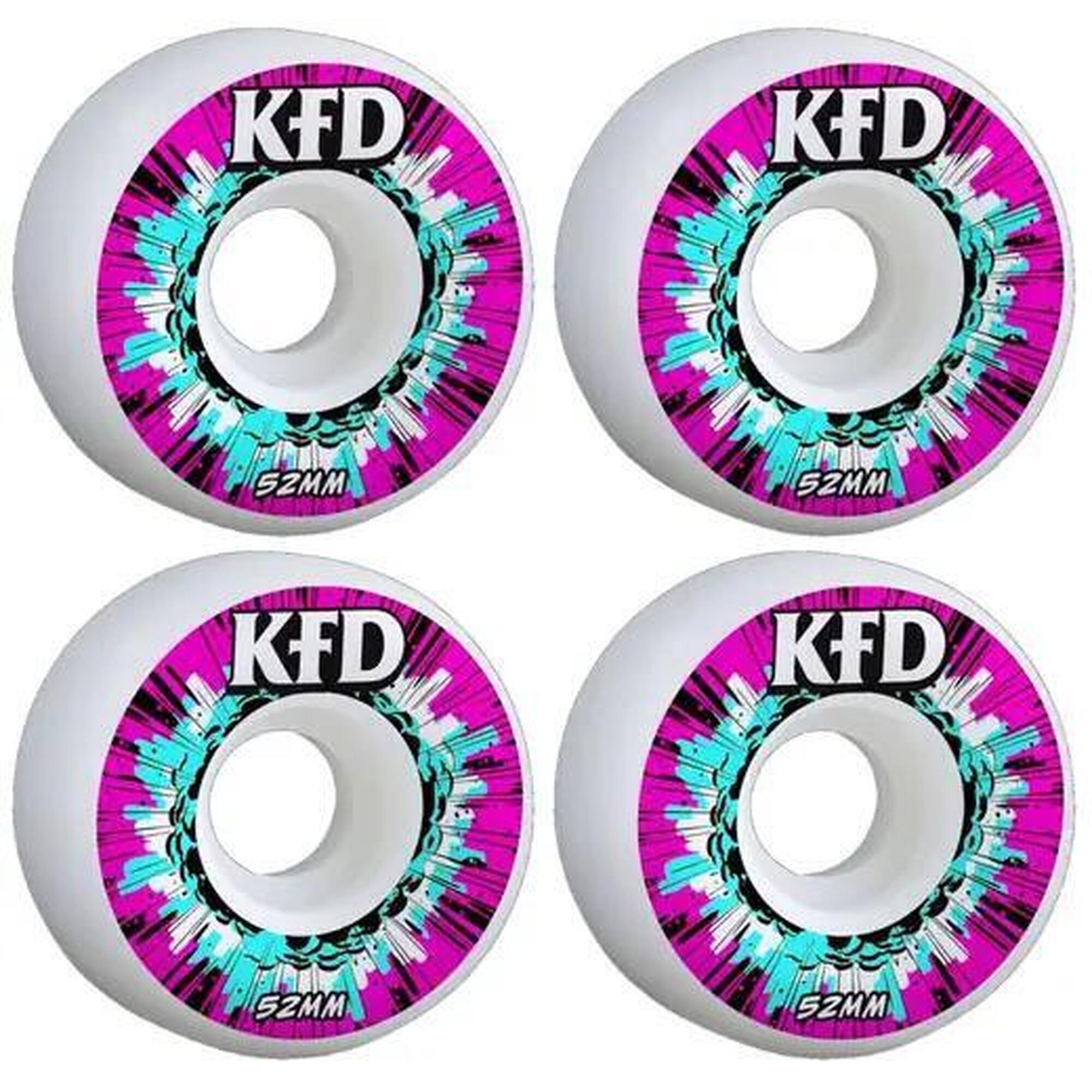KFD Blast Roți Skateboard Pachet 4 buc - 52mm - Pink