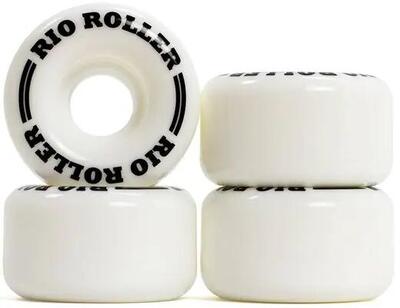 Rio Coaster Ruote Pattini Pacco da 4 - 58mm - Bianco
