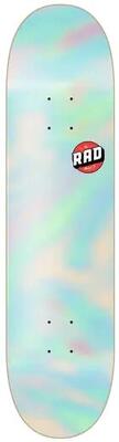 Rad blank logo skateboard deck - 8" - holographic