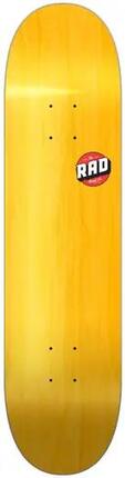 RAD Blank Logo Skateboard Deck - 7.75" - Blau Maple