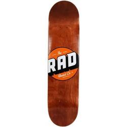 RAD Solid Logo Planche De Skate - 8" - Noir/Rouge
