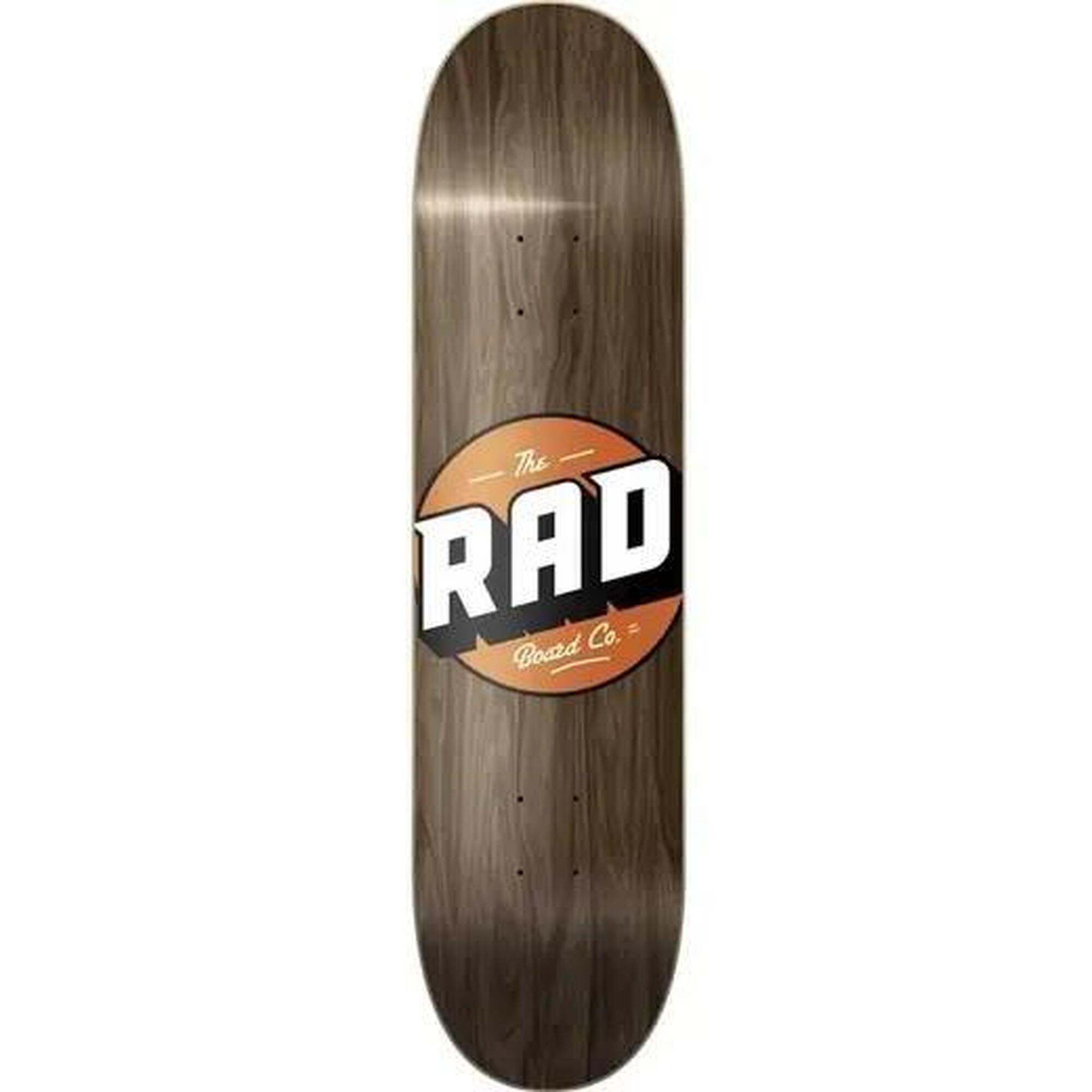 RAD Solid Logo Placa Skateboard - 8" - Vintage Maple