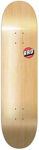 RAD Blank Logo Placa Skateboard - 8.125 - Natural Maple