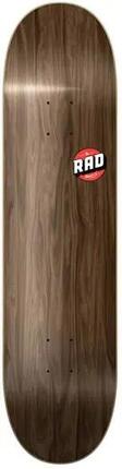 RAD Blank Logo Skateboard Deck - 7.75" - Blau Maple