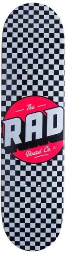RAD Checker Placa Skateboard - 7.75 - Negru/Alb