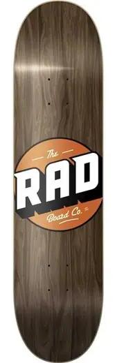 SKATEPRO RAD Solid Logo Tábua De Skate - 8.125" - Vintage Maple
