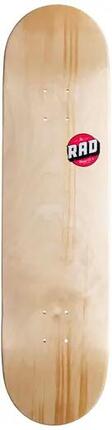 RAD Blank Logo Skateboard Deck - 7.75" - Blau Maple