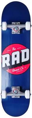 RAD Logo Progressive Skateboard Completo - 8" - Navy