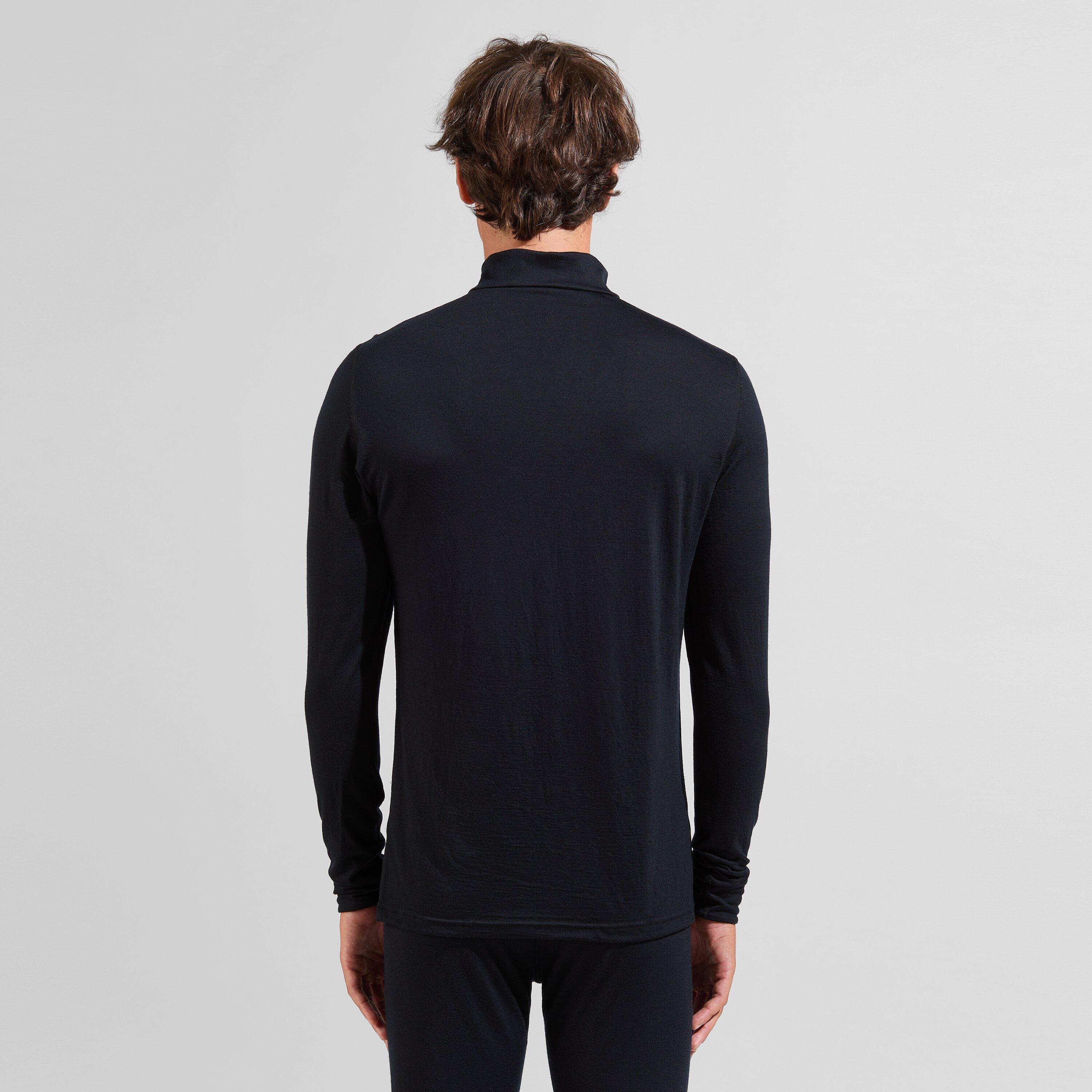Base Layer Odlo 1/2 Zip Merino 200 Schwarz 2/7