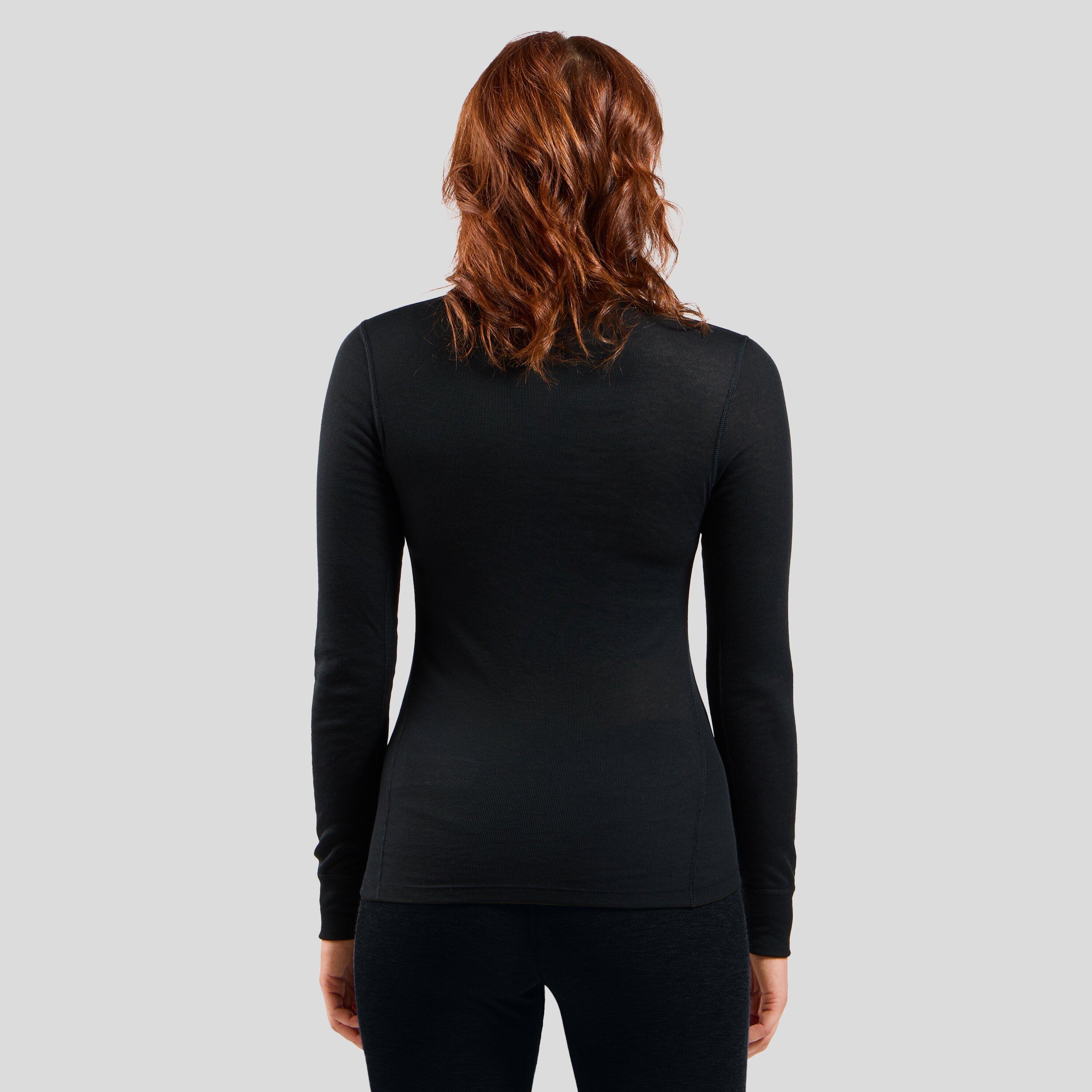 Top base layer a collo alto con mezza zip Active Warm da donna ODLO 2/7