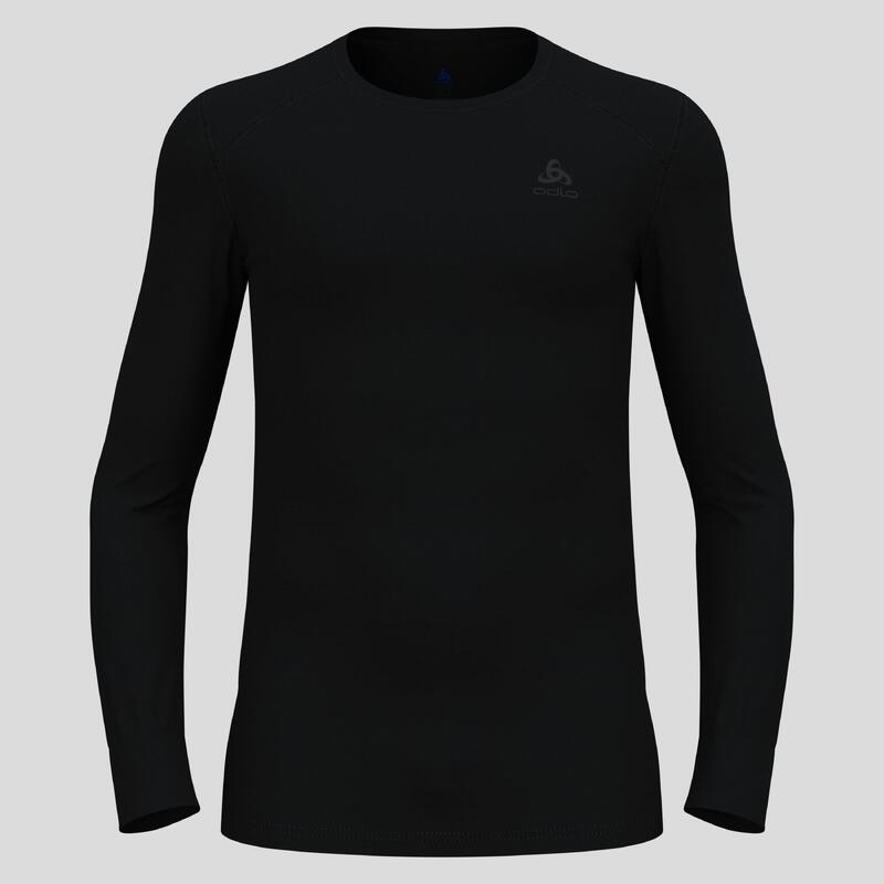 ODLO Shirt Ronde Hals Lange Mouwen ACTIVE WARM ECO Thermoshirt ZWART M