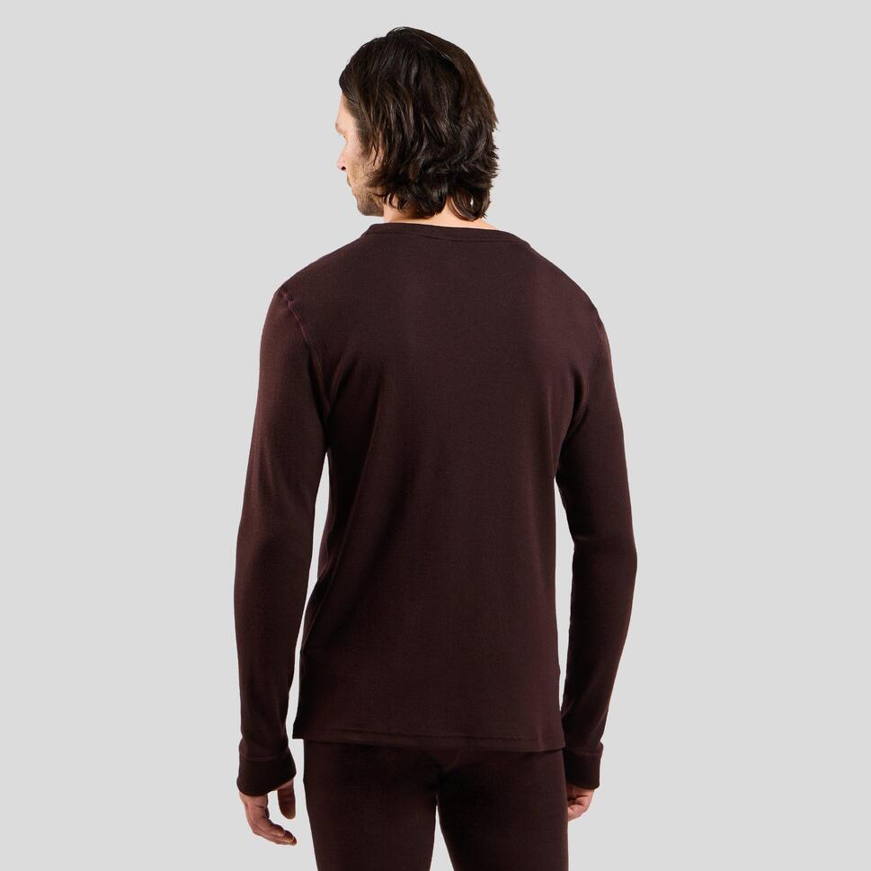Bluza termoaktywna męska Odlo Merino 260 BL Top Crew Neck LS