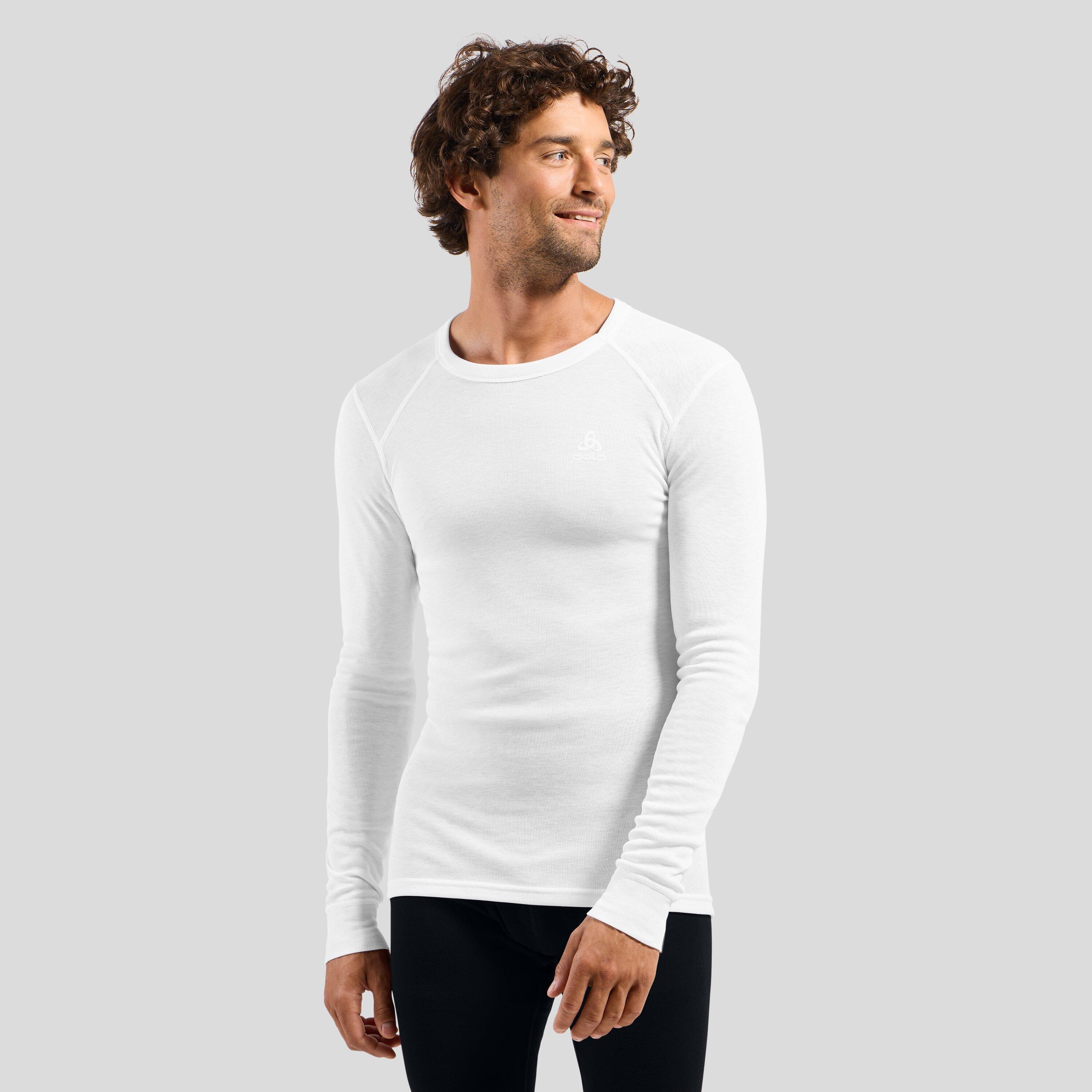 Odlo - T-shirt À Manches Longues Active Warm Pour Homme Odlo - T-shirt Manches Longues - Blanc - Decathlon